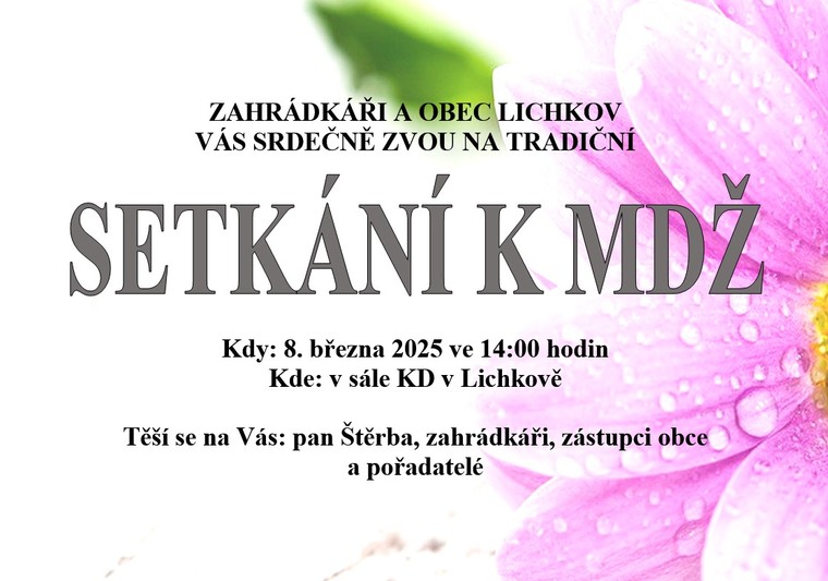 Setkání k MDŽ