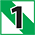 zelena trasa symbol