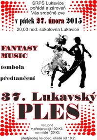 Lukavský ples - pozvánka